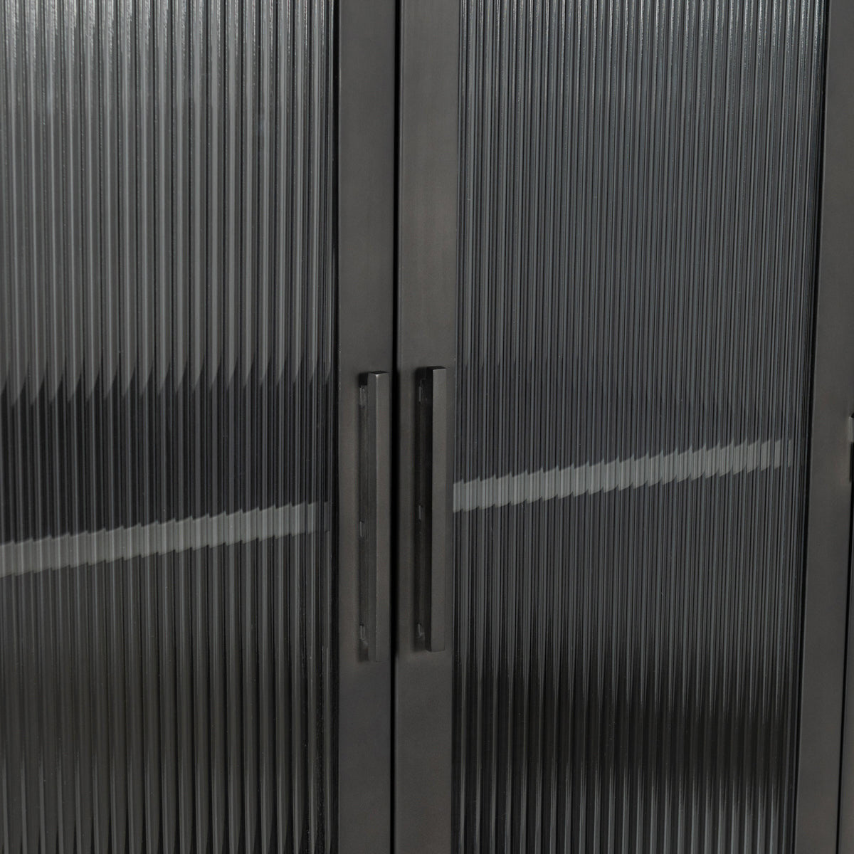 Nore Metal/Glass 2Dr 2Dwr Tall Cabinet