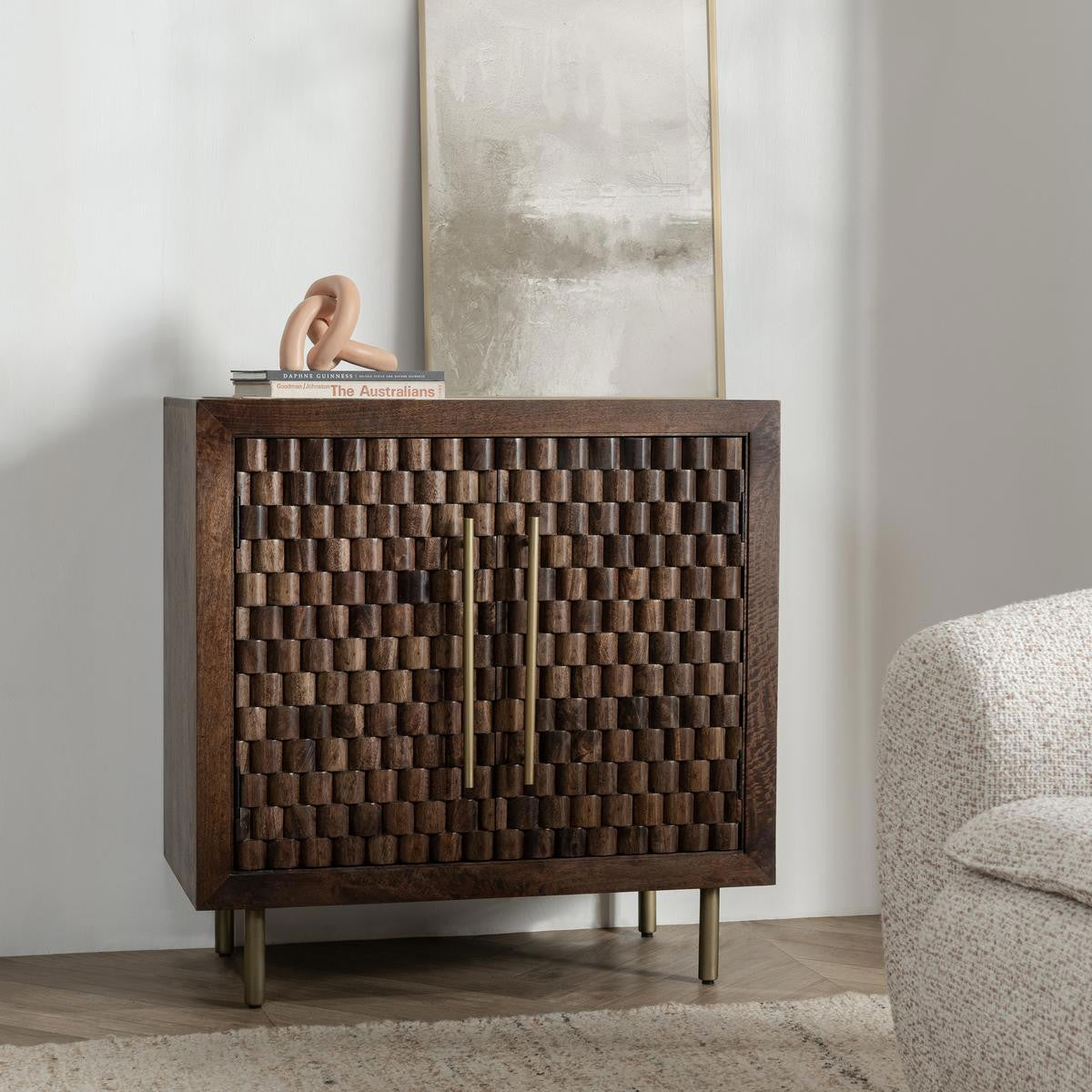 Norwood Solid Wood 2Dr Cabinet