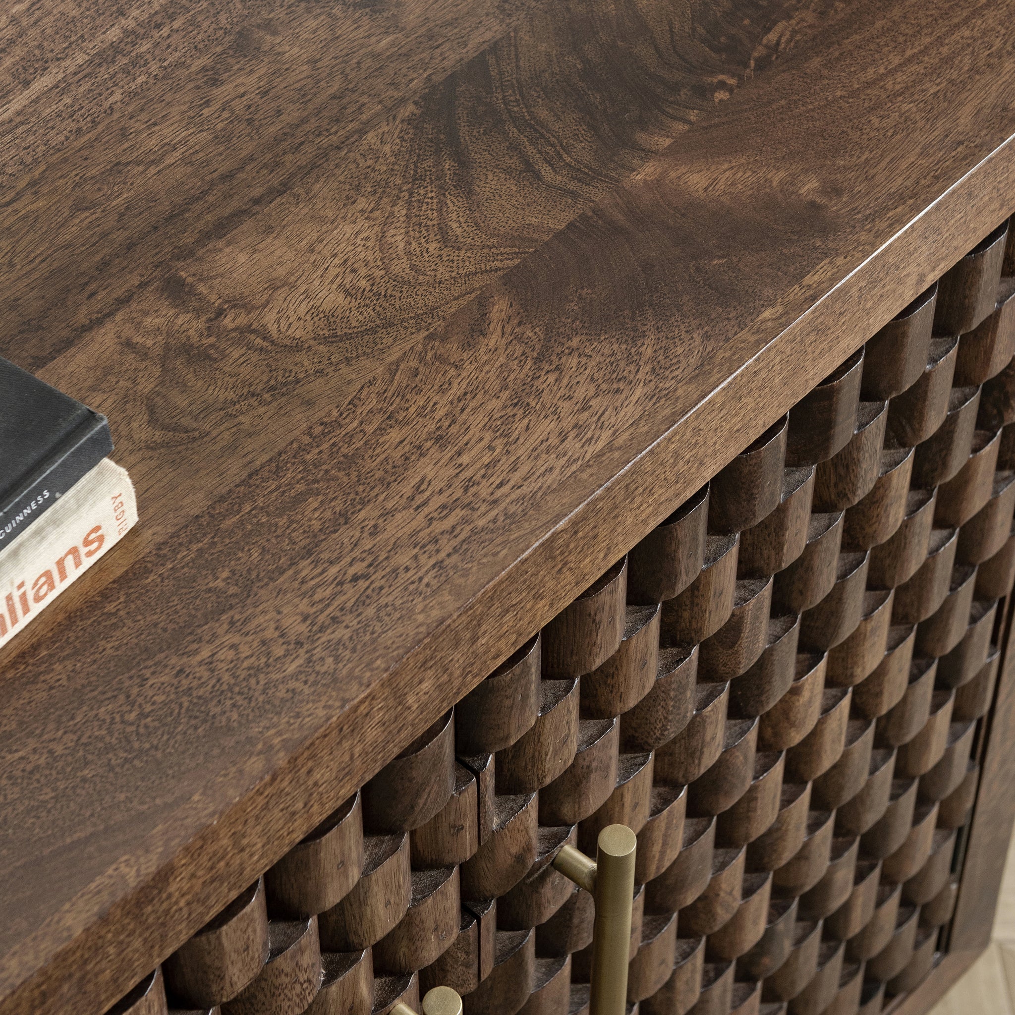 Norwood 2 Door Cabinet - Bark Brown
