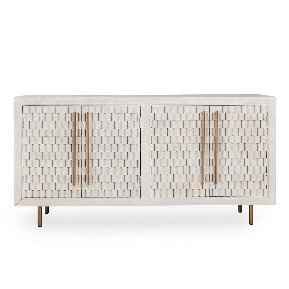 Norwood 4 Door Buffet - Bark Brown