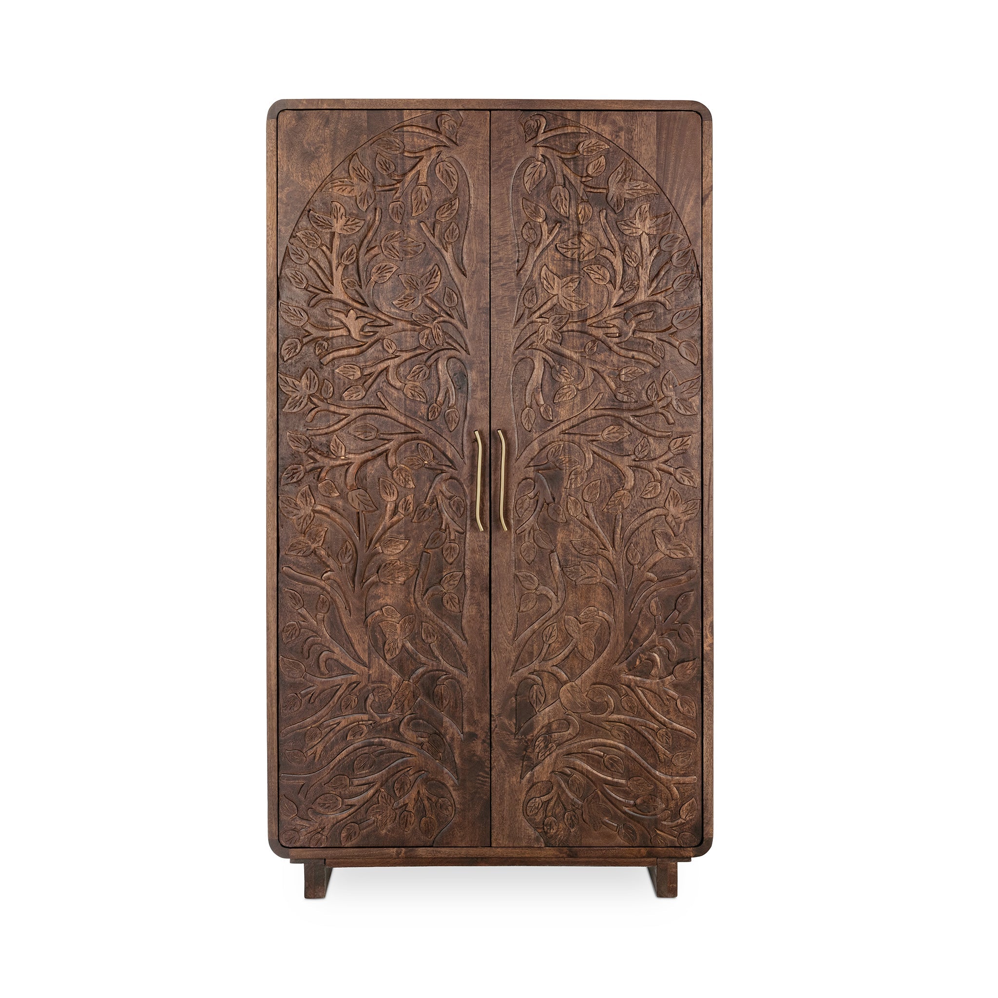 Albero Tall Cabinet - Kona Brown