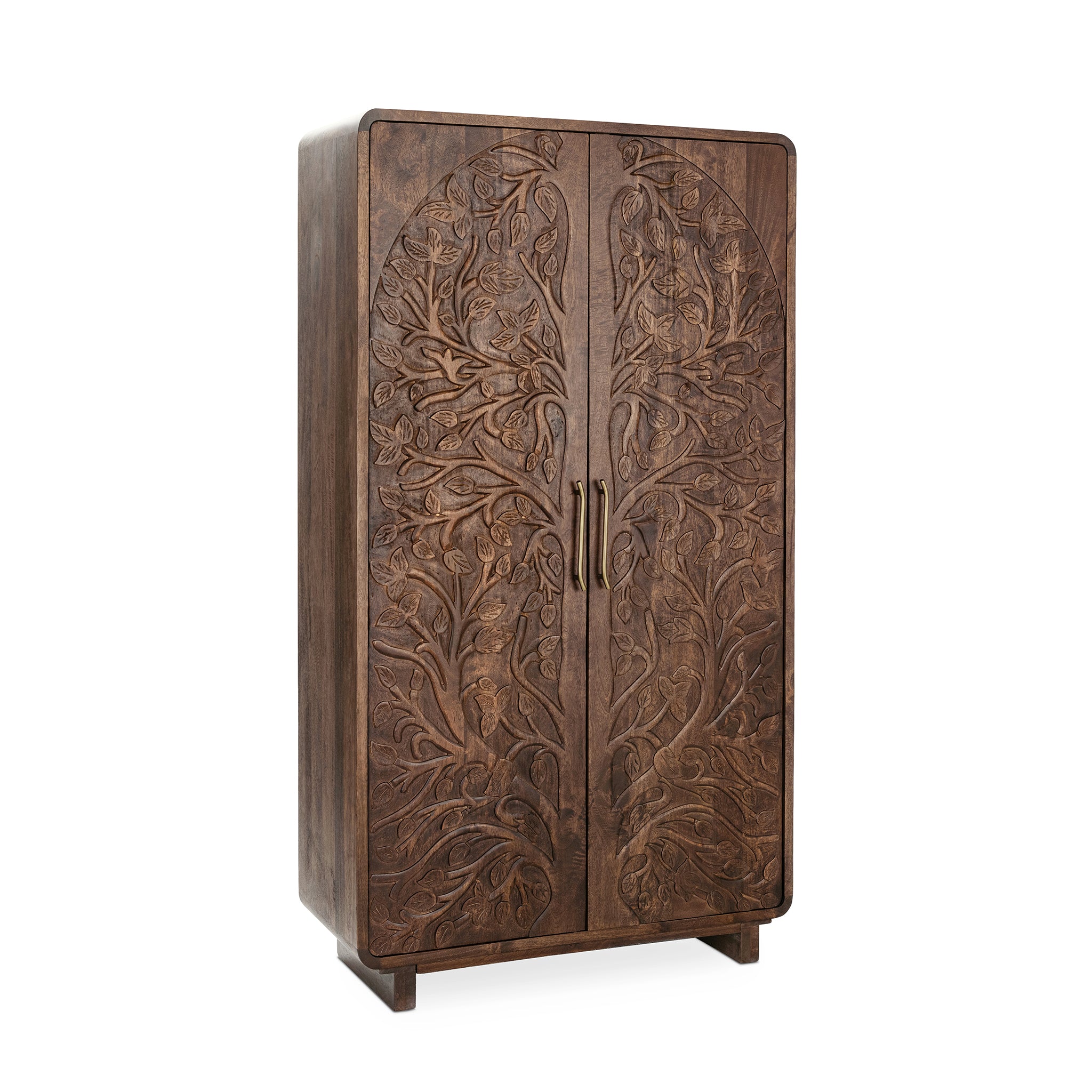 Albero Tall Cabinet - Kona Brown