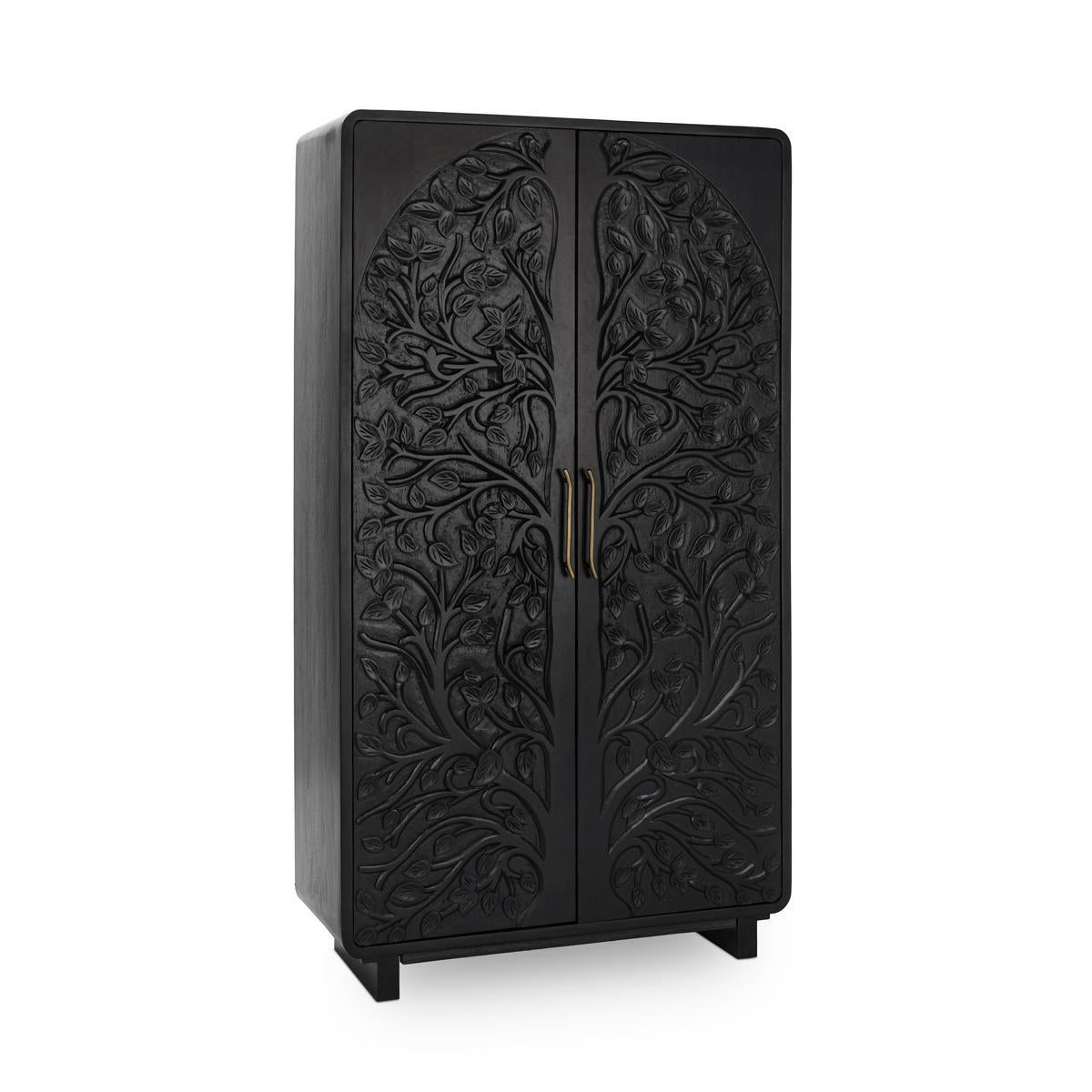 Albero Tall Cabinet - Kona Brown