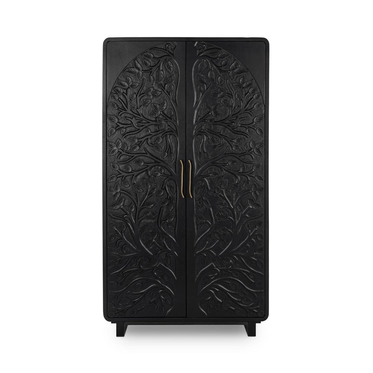 Albero Tall Cabinet - Kona Brown