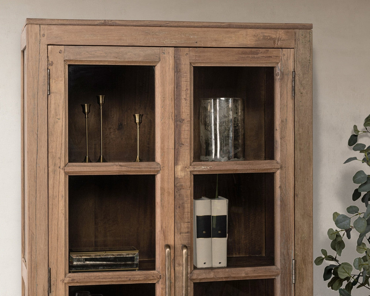Kharga Reclaimed Wood Tall Cabinet