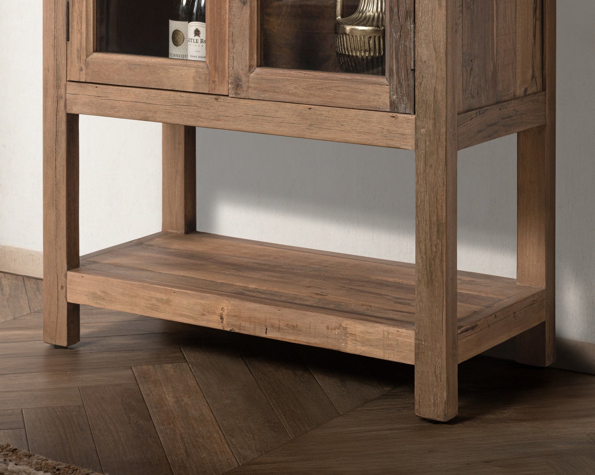 Kharga Tall Display Cabinet - Natural