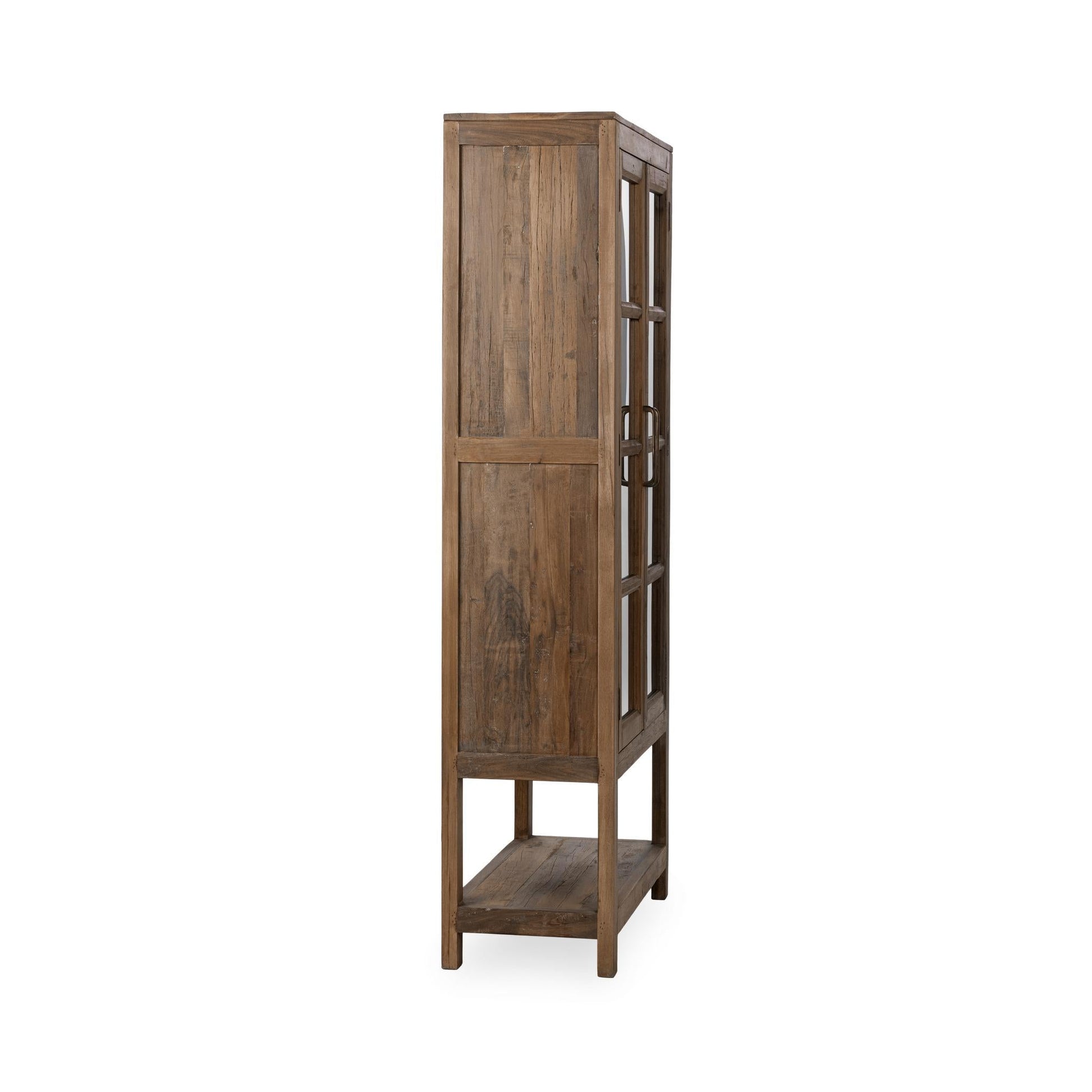 Kharga Tall Display Cabinet - Natural