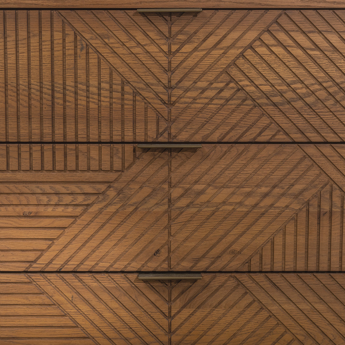 Santa Clara Solid Wood 6Dwr Dresser - Caramel Brown