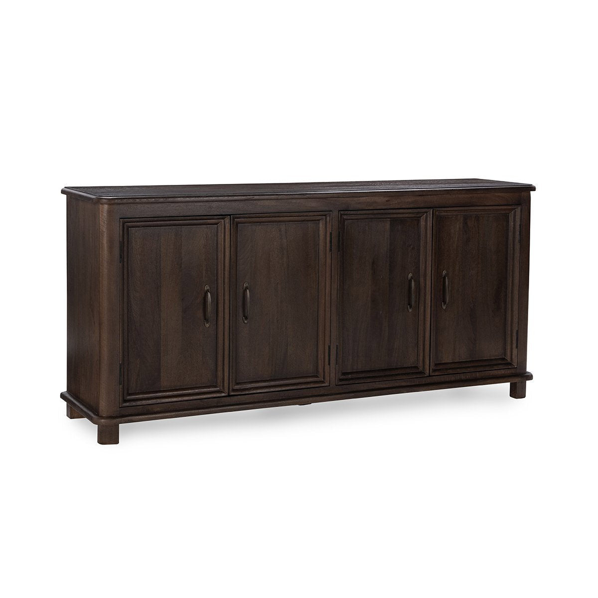 Amsterdam Solid Wood 4 Door Sideboard Cabinet 72"
