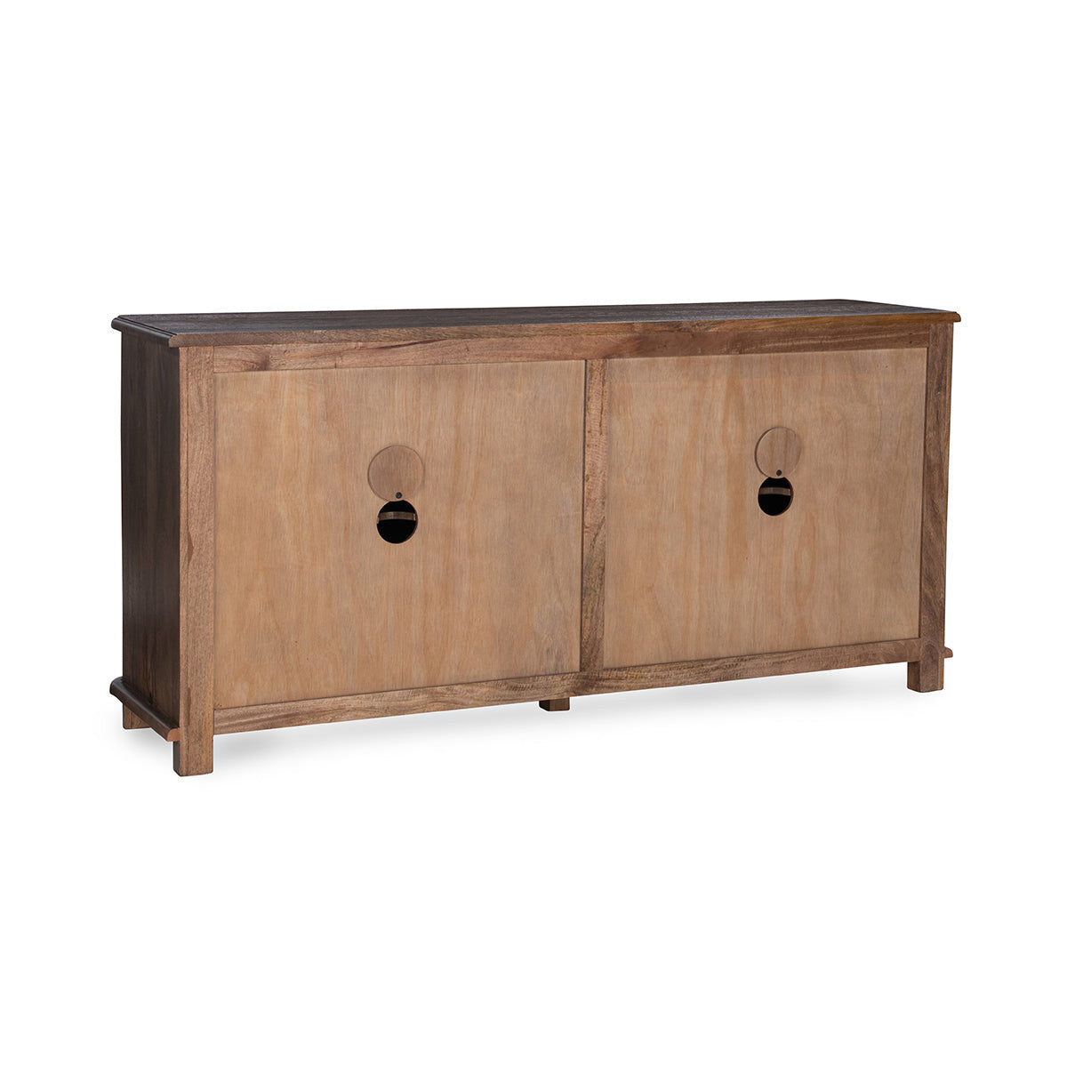 Amsterdam Solid Wood 4 Door Sideboard Cabinet 72"