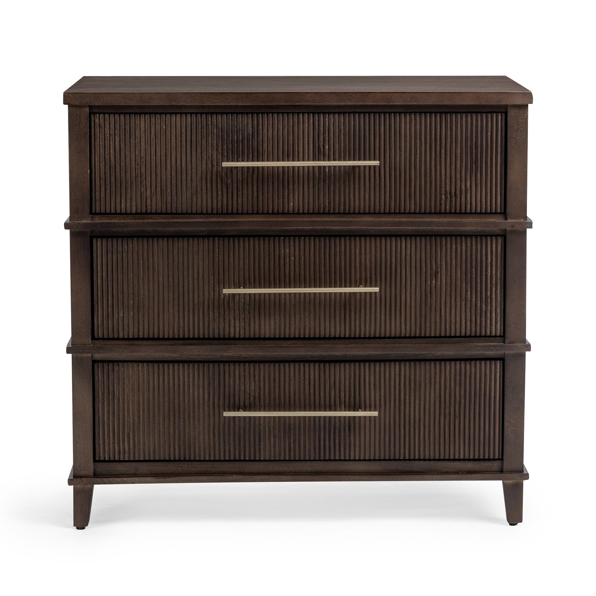 Westlake 3 Drawer Chest - Auburn Walnut