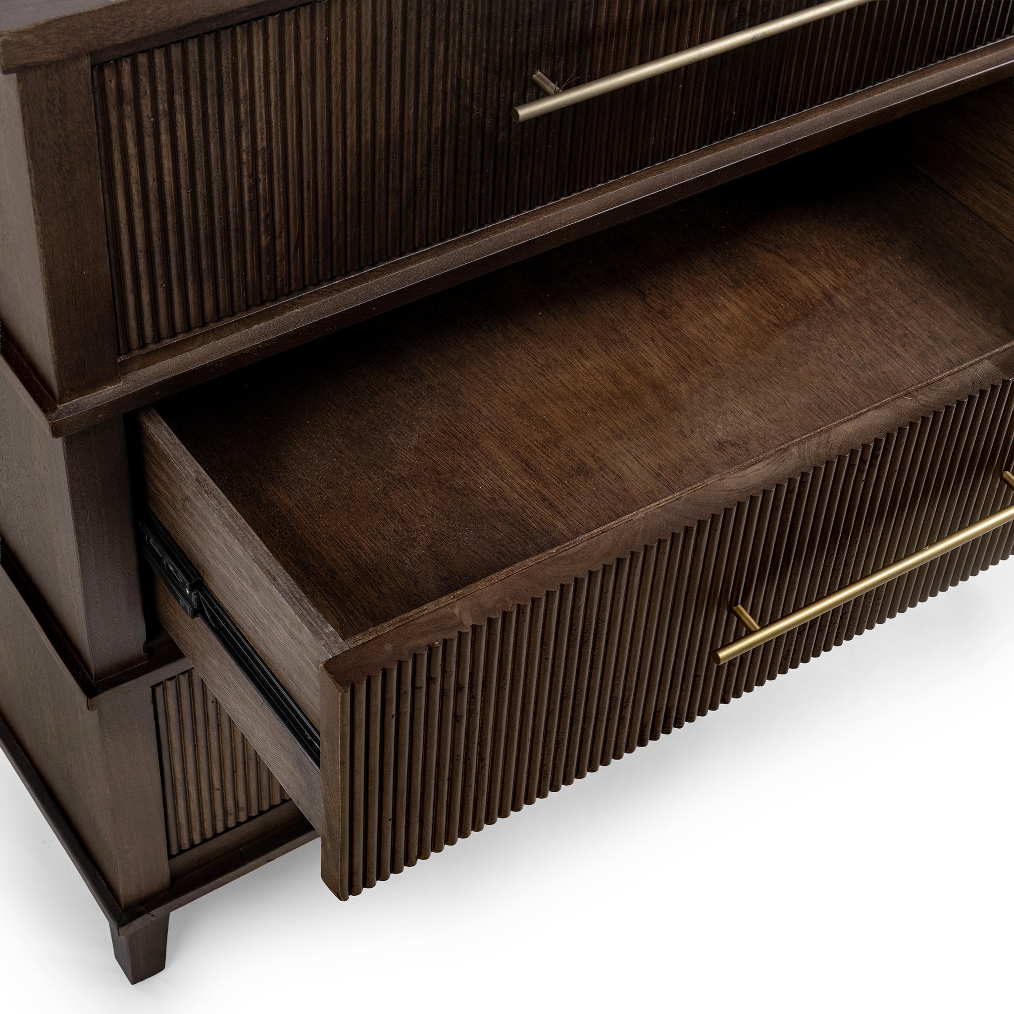 Westlake 3 Drawer Chest - Auburn Walnut