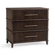 Westlake 3 Drawer Chest - Auburn Walnut