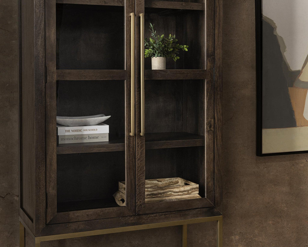 Freemont Solid Wood Tall Cabinet