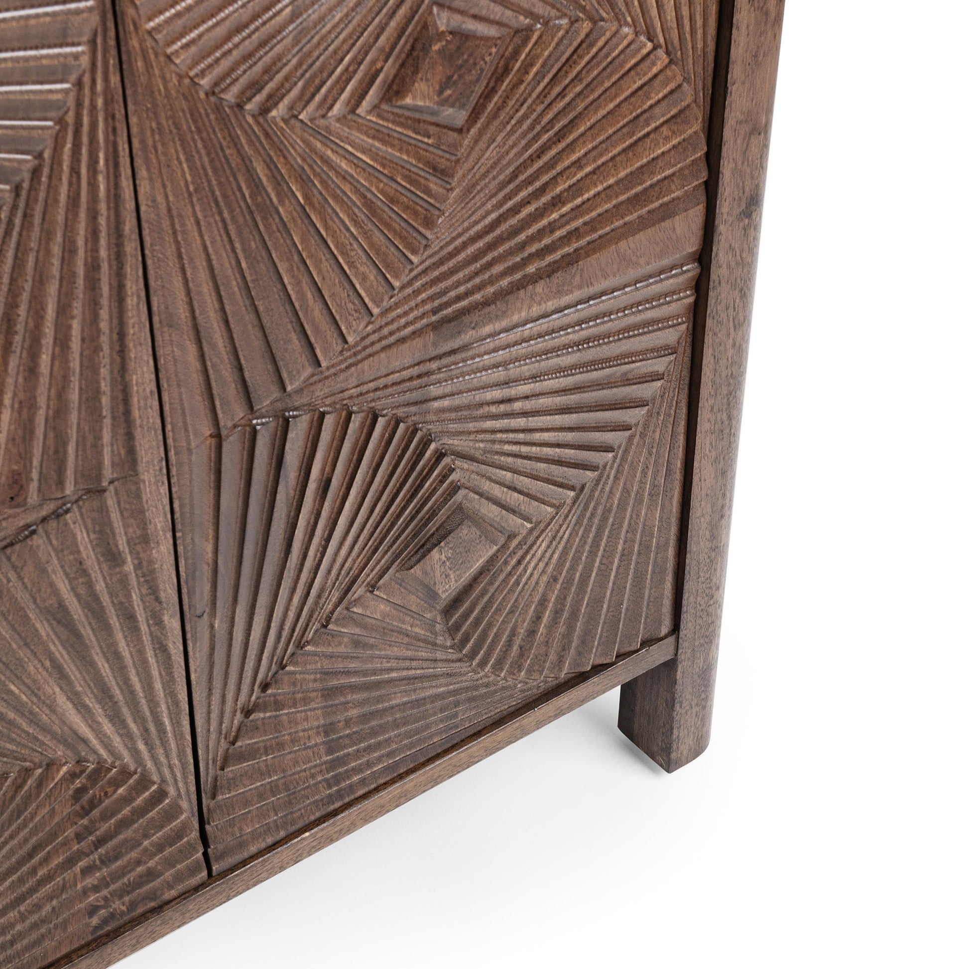 Lina 4 Door Cabinet - Kona Brown