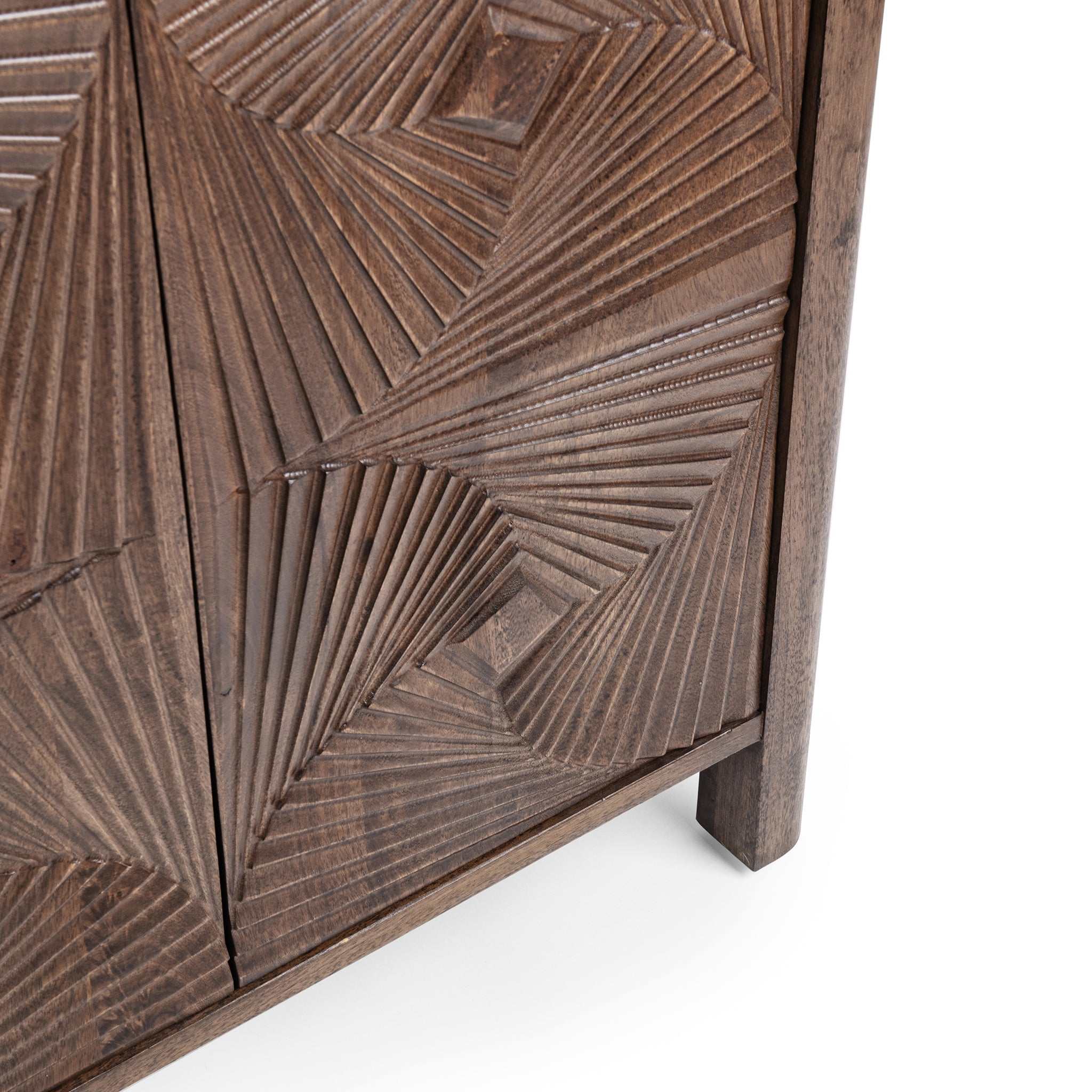 Lina 4 Door Cabinet - Kona Brown