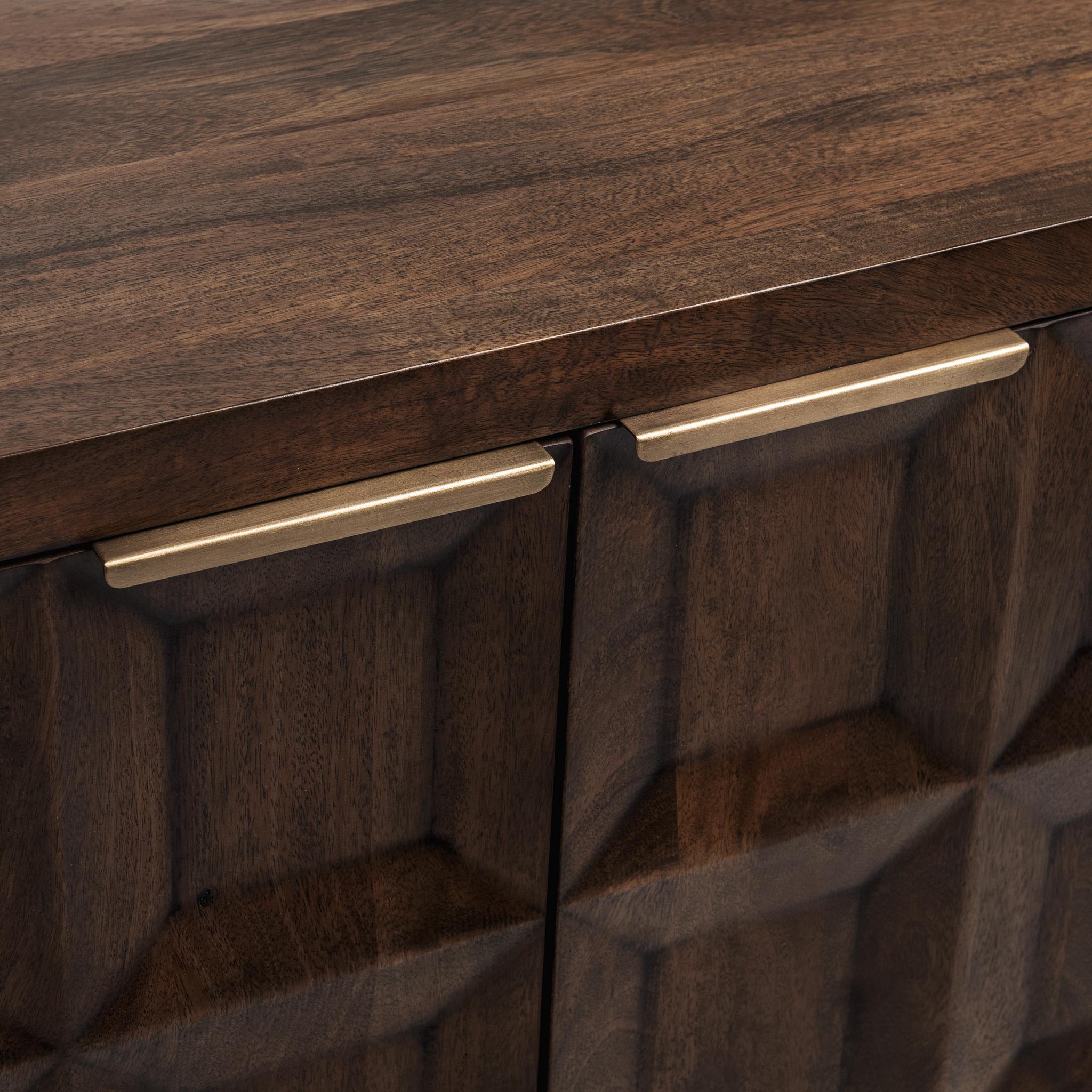 Costa 4 Door Cabinet - Tundra Brown
