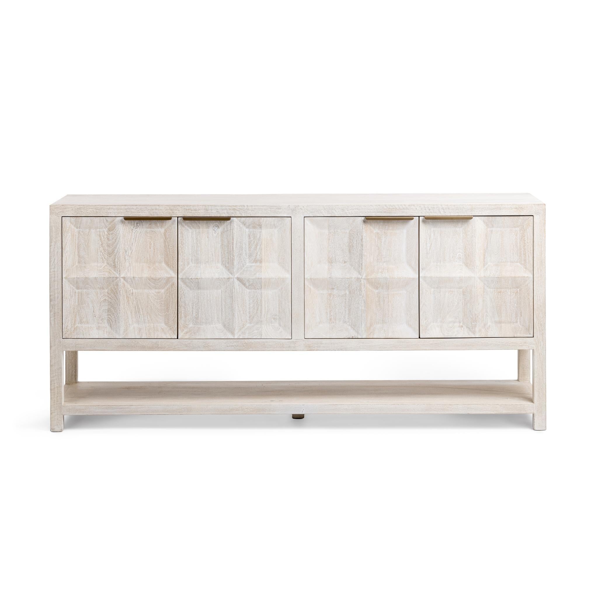 Costa 4 Door Cabinet - Cream