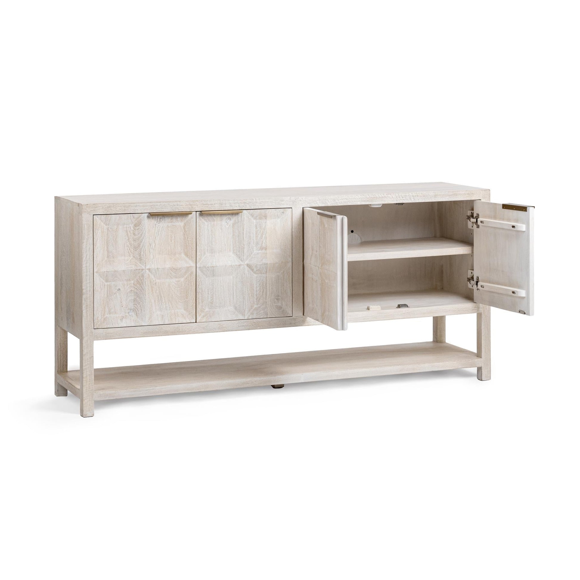 Costa 4 Door Cabinet - Cream