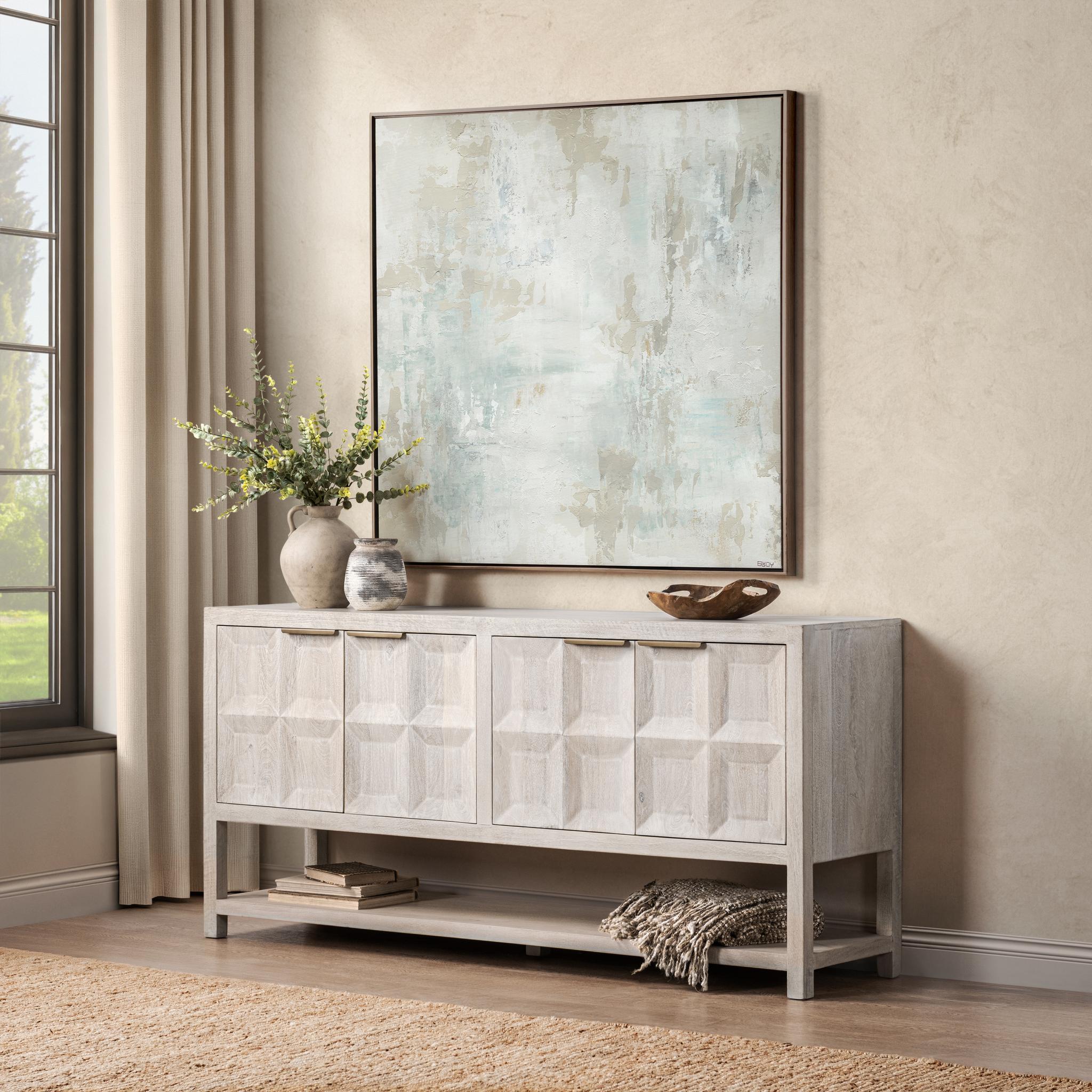 Costa 4 Door Cabinet - Cream