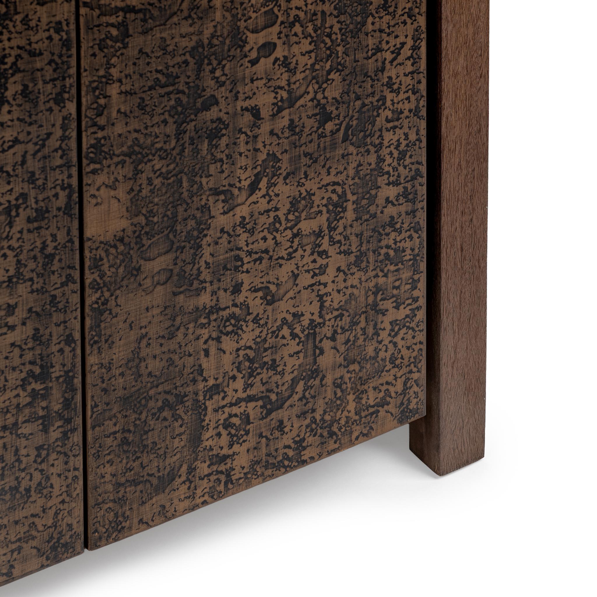 Glendale 4 Door Buffet - Toasted Chestnut