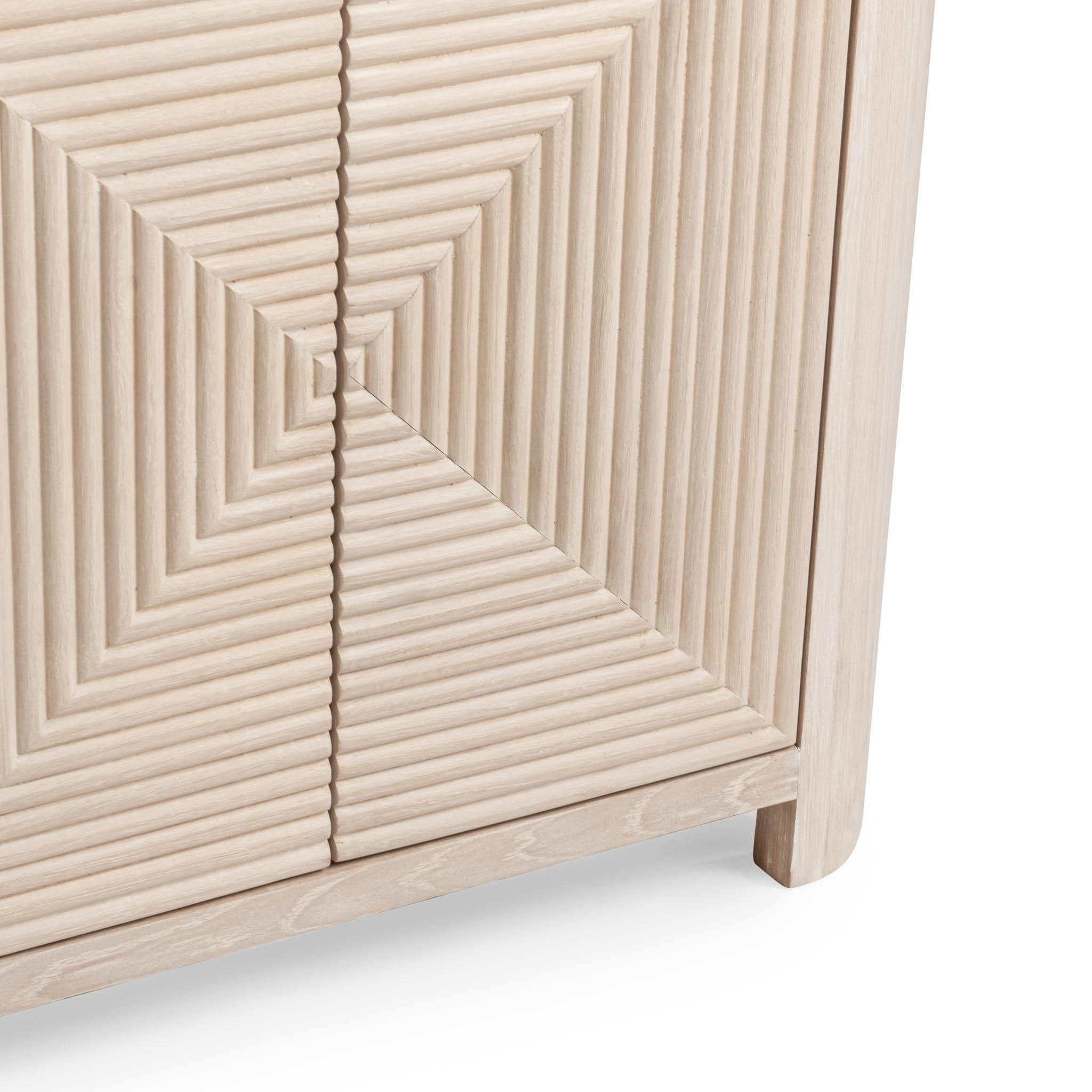 Elina 4 Door Cabinet - Vanilla Grove