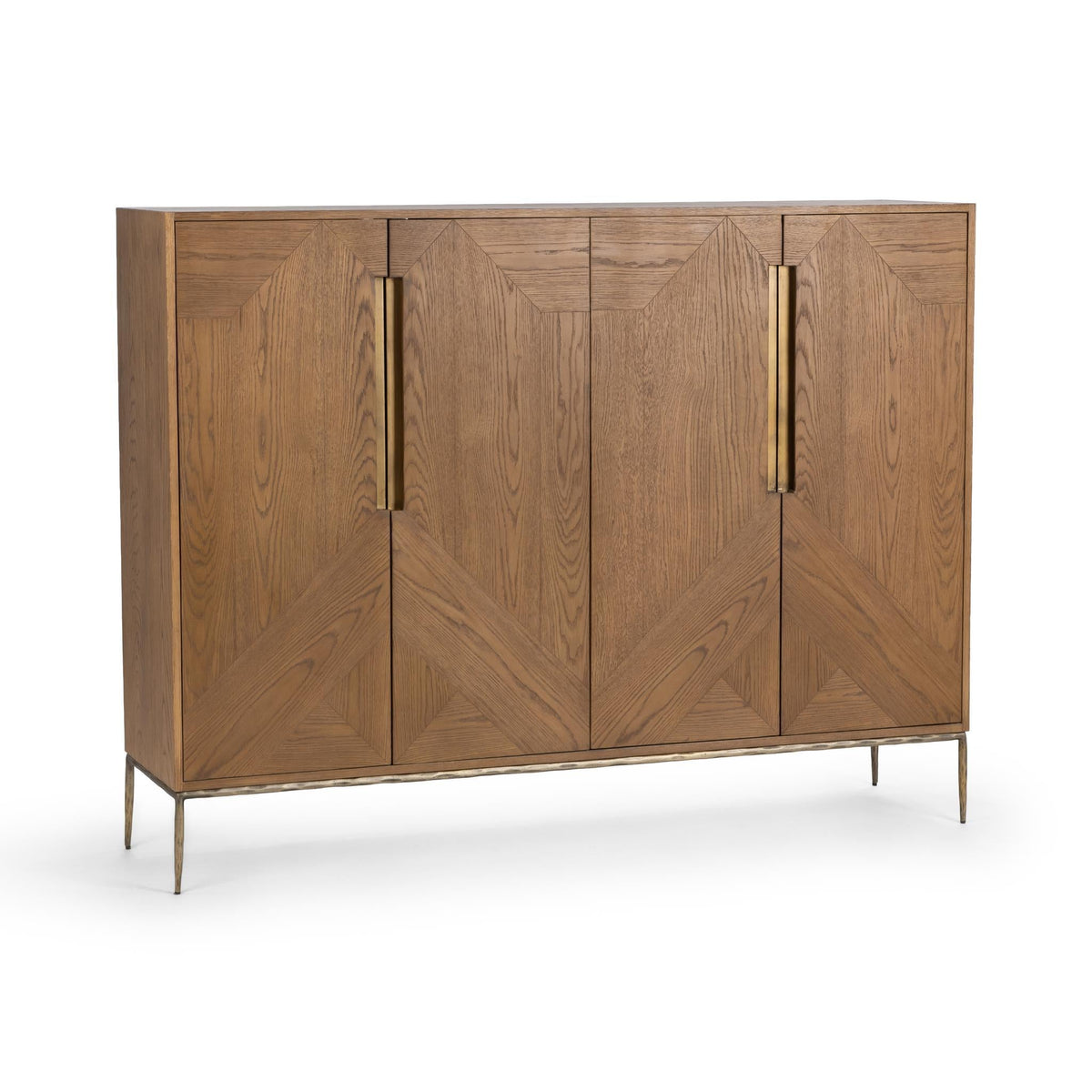 Roman Cabinet - Golden Walnut / 4 Door by Classic Home - view 2