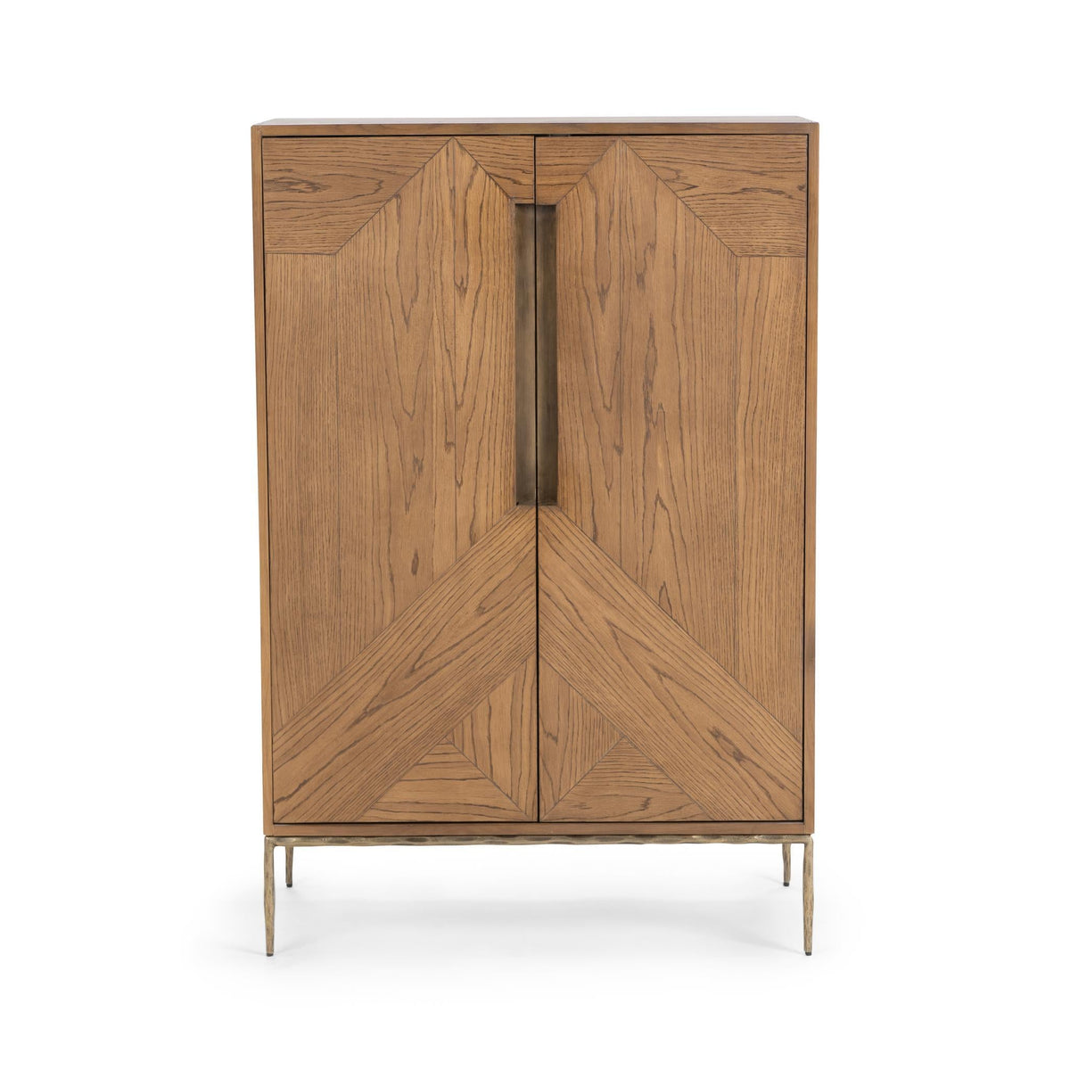 Roman Bar Cabinet - Golden Walnut / 2 Door by Classic Home - view 2