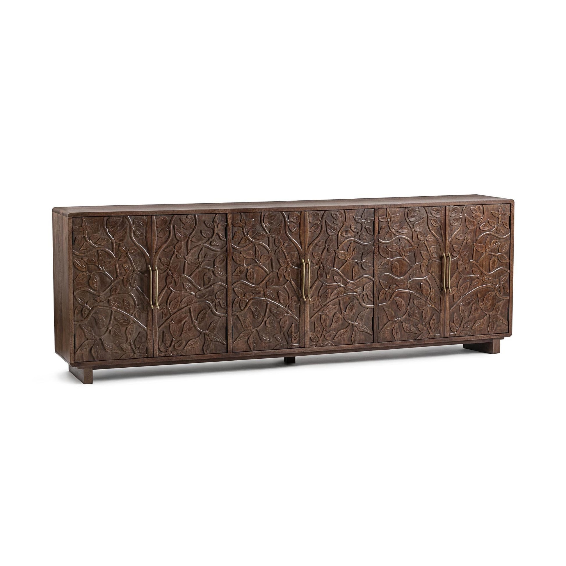 Albero 6 Door Cabinet - Kona Brown