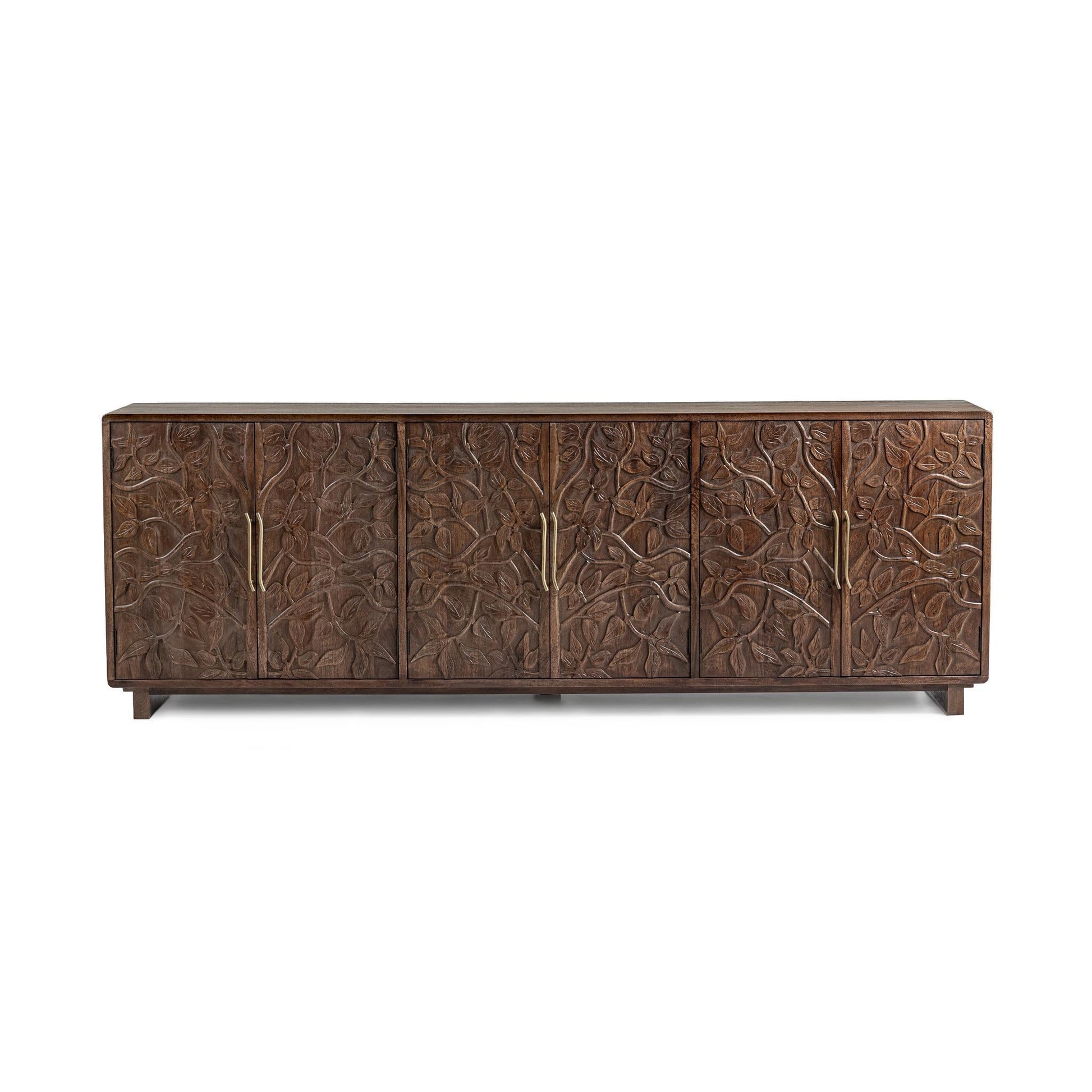 Albero 6 Door Cabinet - Kona Brown