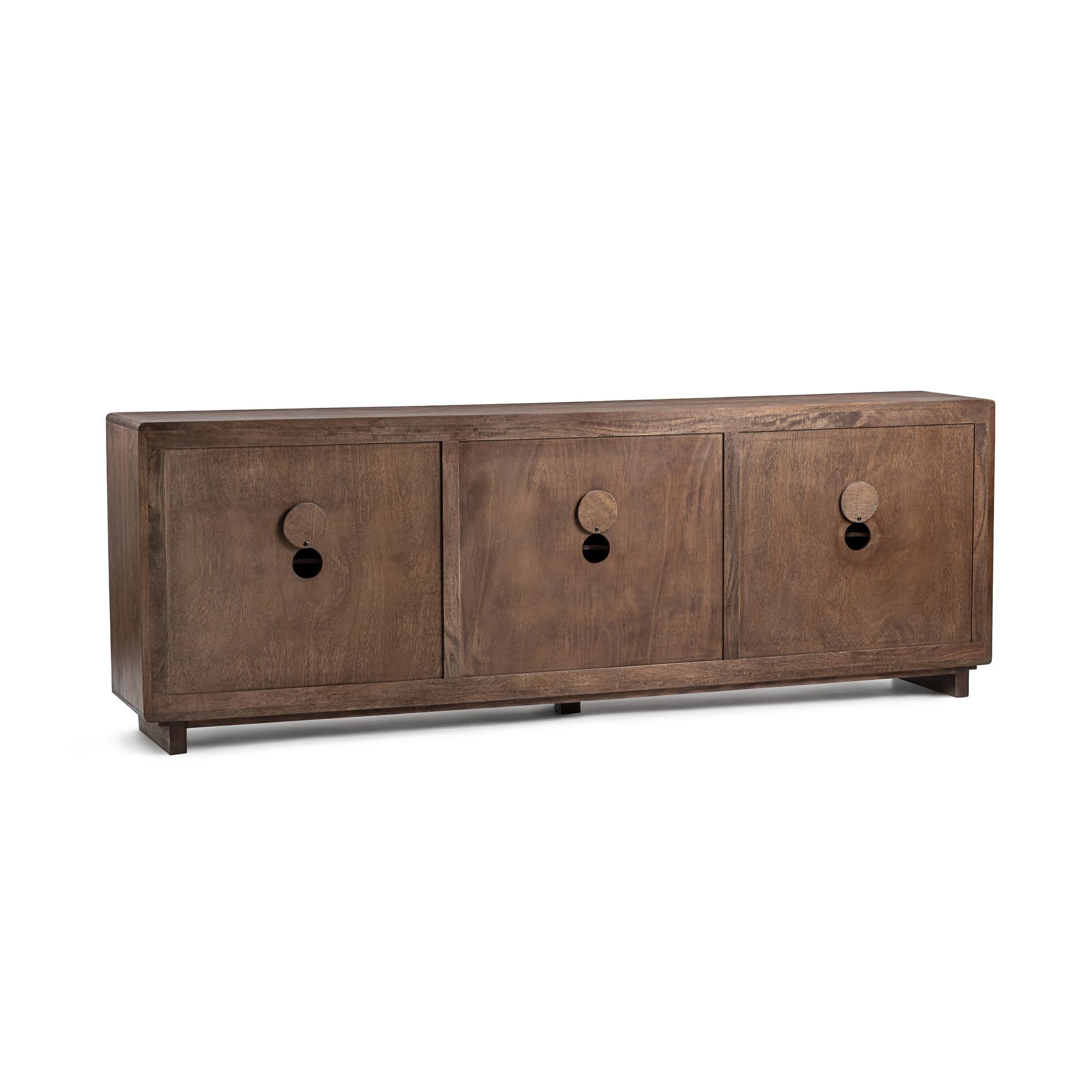 Albero 6 Door Cabinet - Kona Brown