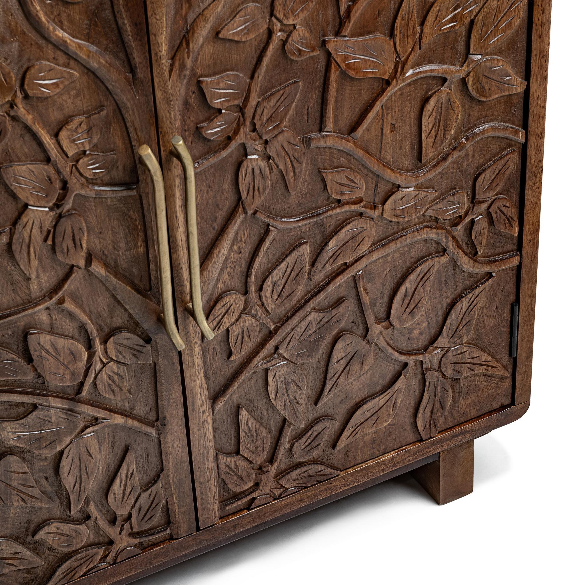 Albero 6 Door Cabinet - Kona Brown