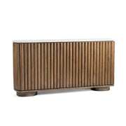 Novara Bar Cabinet - Molten Walnut
