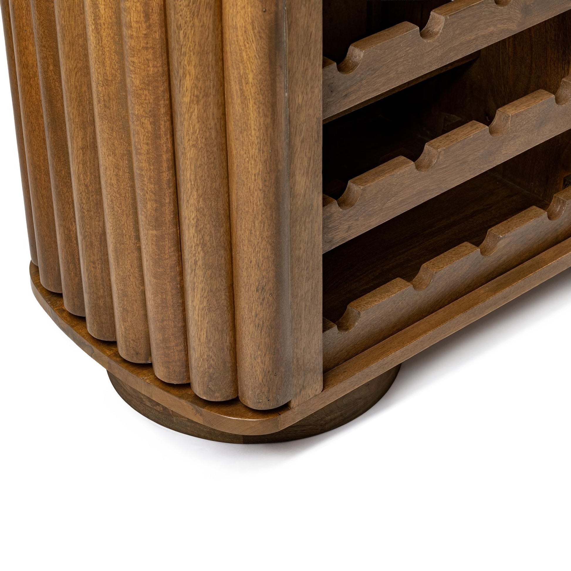 Novara Bar Cabinet - Molten Walnut