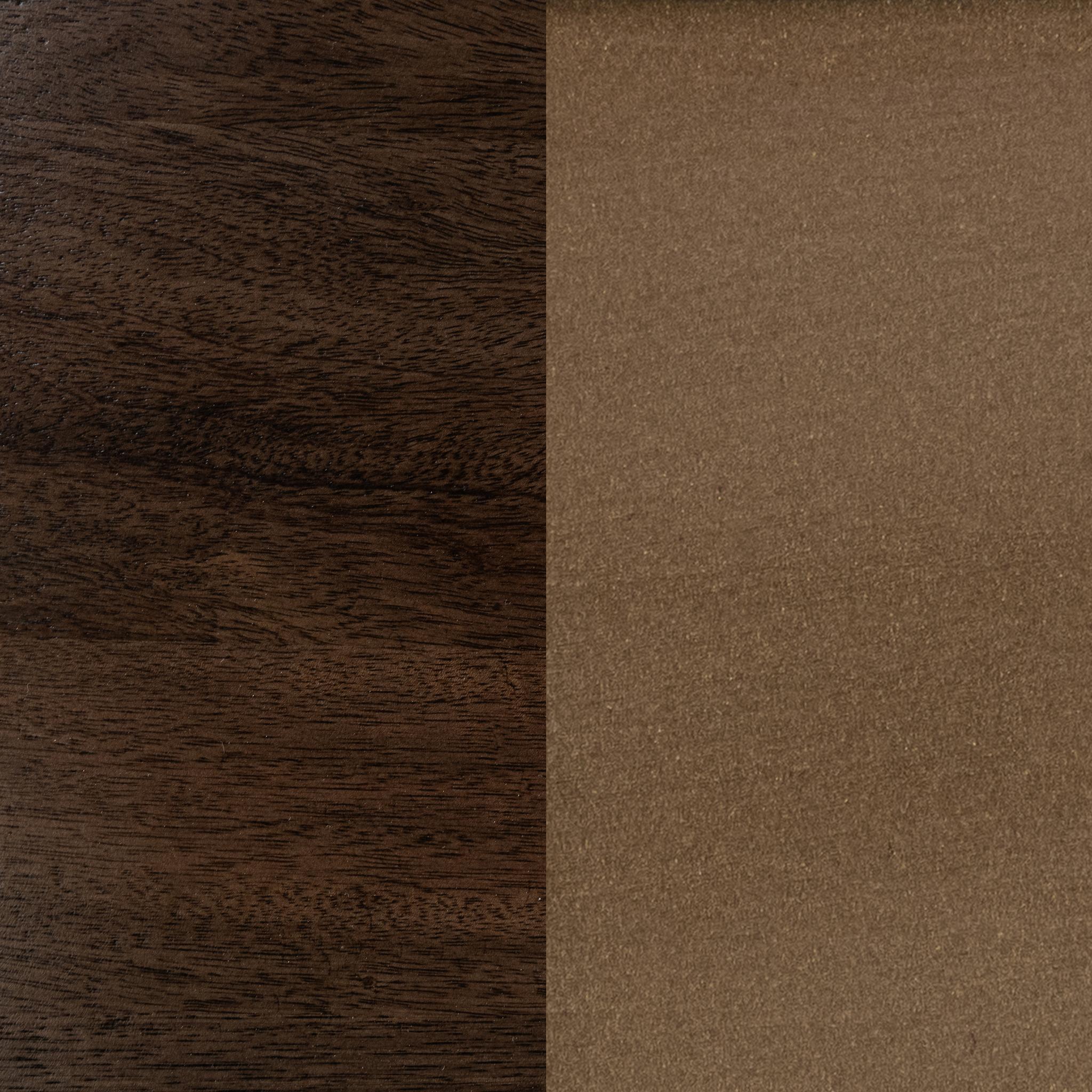 Flint 6 Door Cabinet - Dark Brown