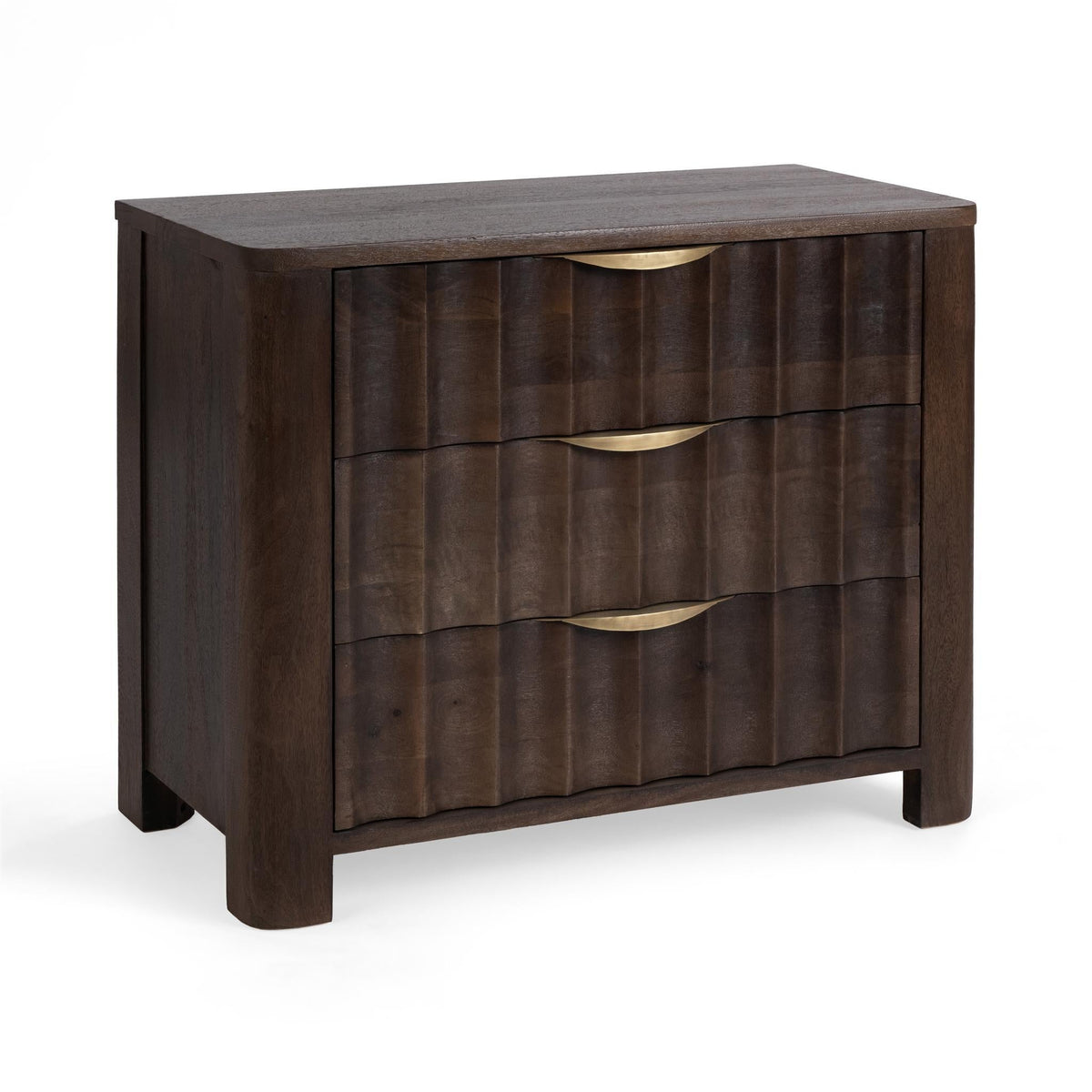 Baylee Nightstand - Cocoa Brown / 3 Drawer by Classic Home - view 2