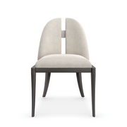 Cameo-Ivory Dark Chocolate Dining Chair 22" by Caracole