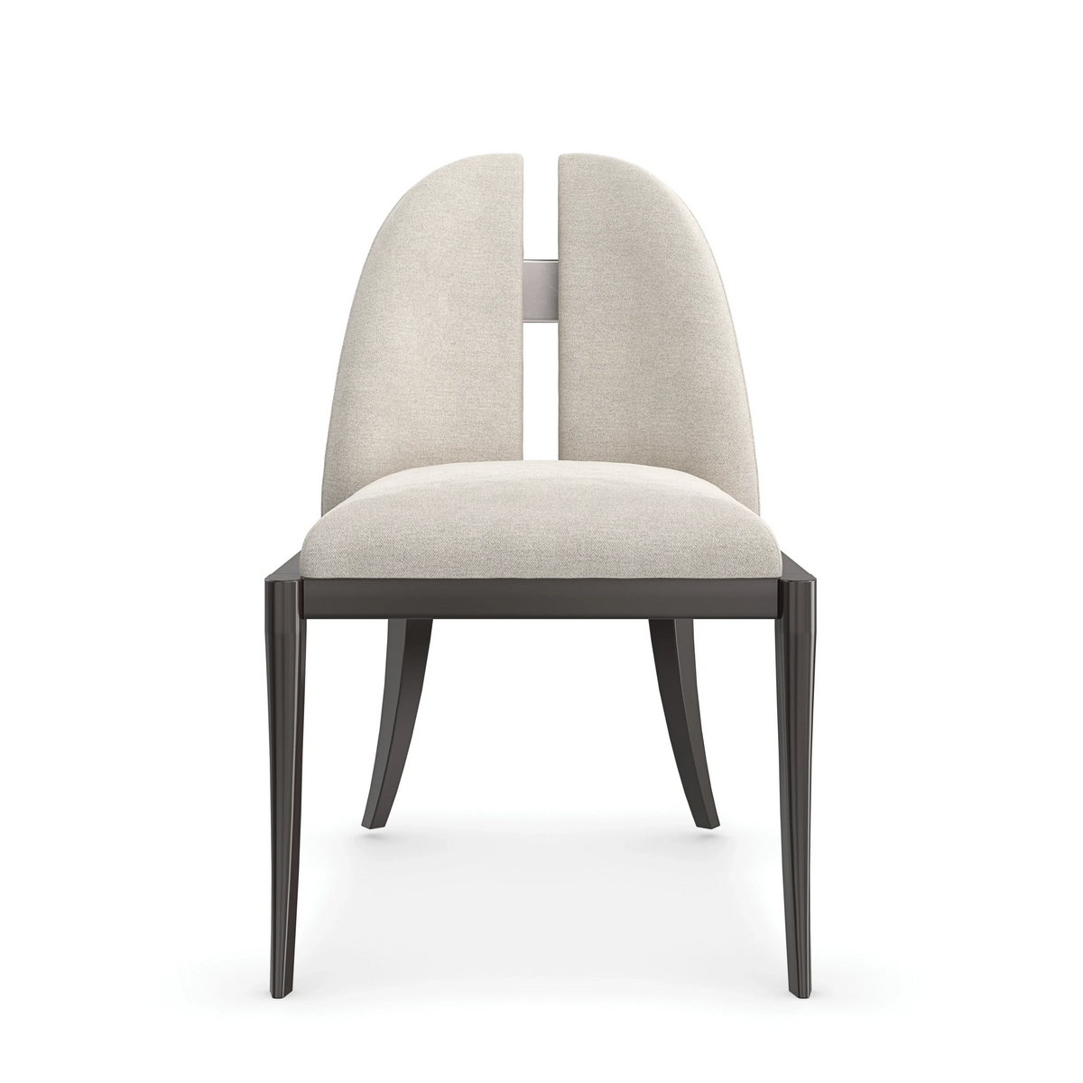 Cameo-Ivory Dark Chocolate Dining Chair 22" by Caracole