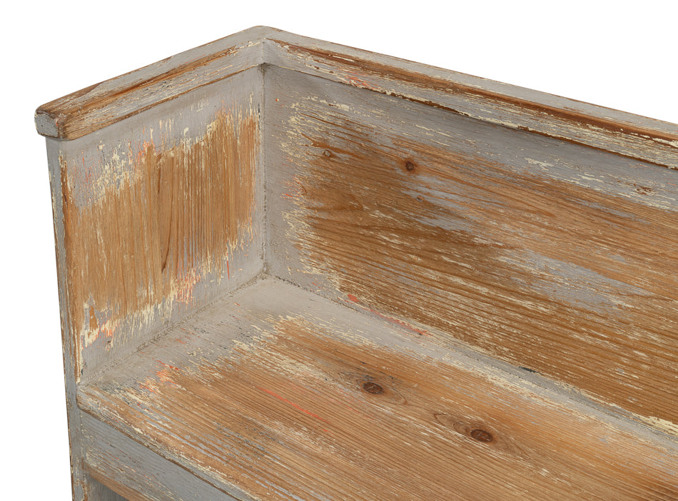 Beach House Bench, Grey by Sarreid Ltd - view 10
