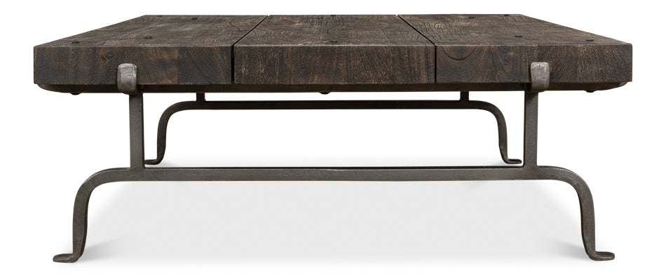 Blayne Coffee Table, Storm Cloud by Sarreid Ltd - view 8