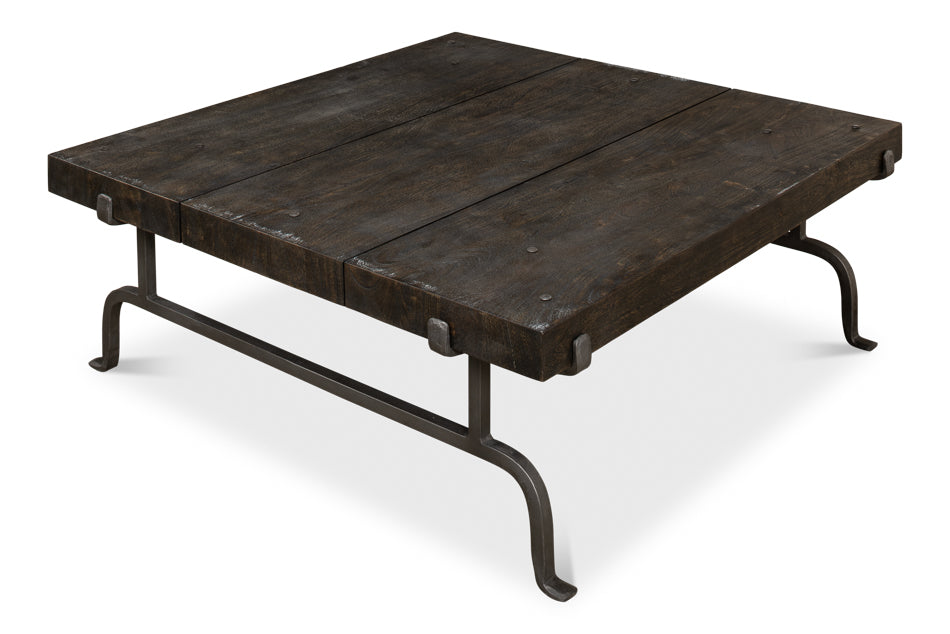 Blayne Coffee Table, Storm Cloud by Sarreid Ltd - view 11