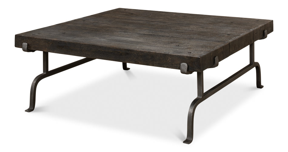 Blayne Coffee Table, Storm Cloud by Sarreid Ltd - view 12