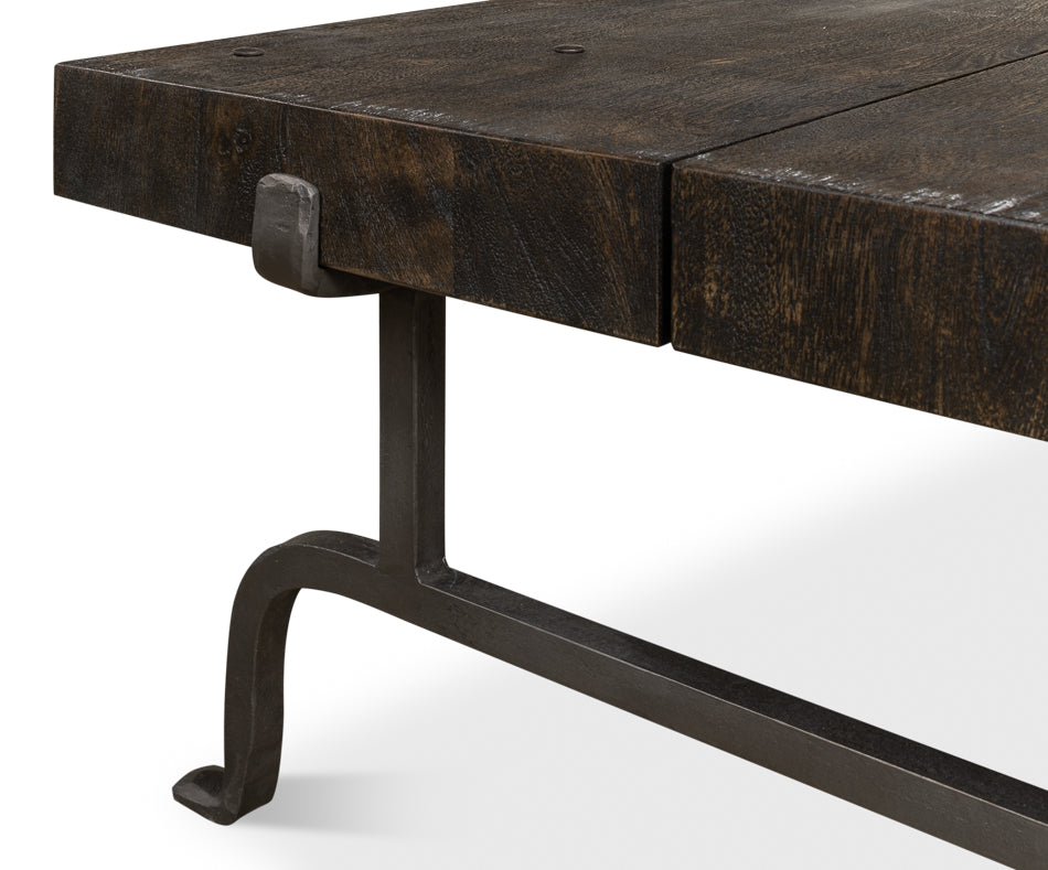 Blayne Coffee Table, Storm Cloud by Sarreid Ltd - view 6