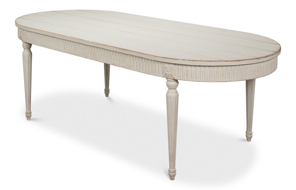 French Antique Reproduction Dining Table by Sarreid Ltd - view 3