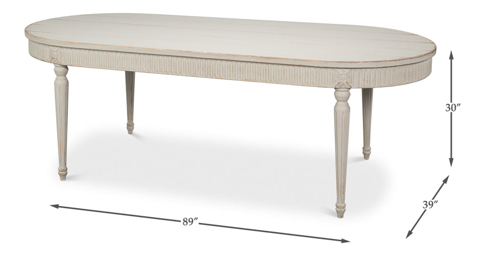 French Antique Reproduction Dining Table by Sarreid Ltd - view 7