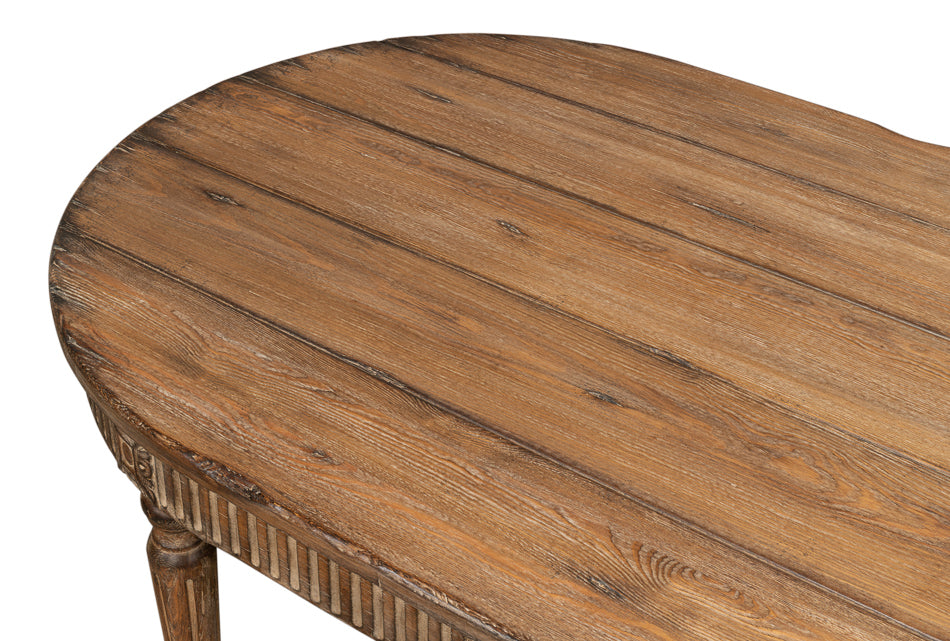 French Antique Reproduction Dining Table by Sarreid Ltd - view 5