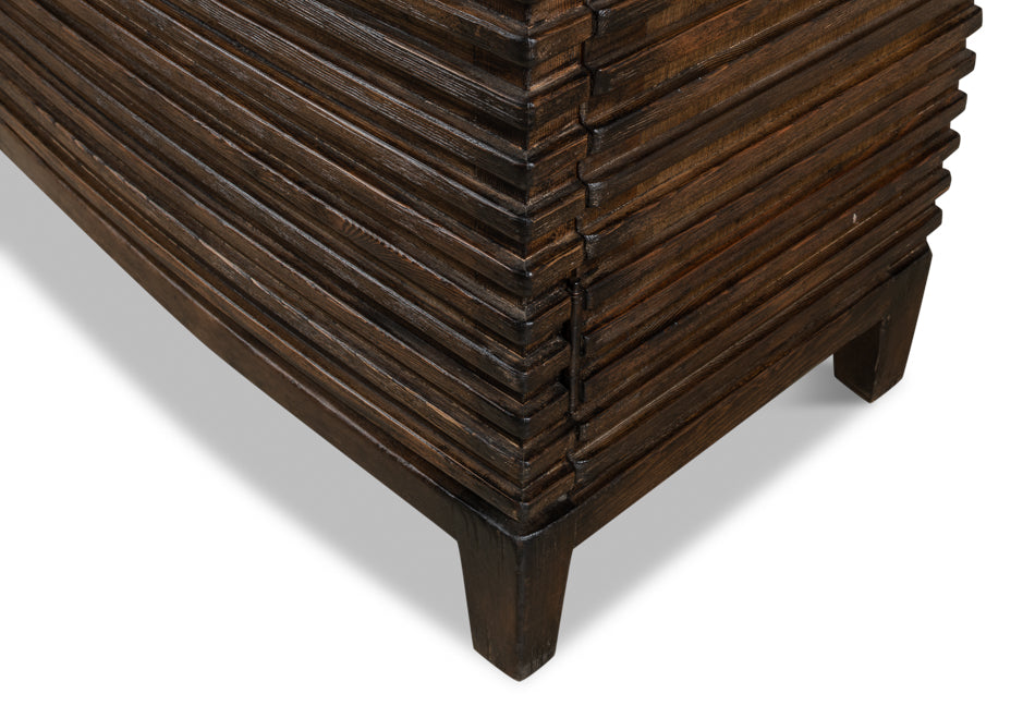 Ribbed Remington Small Sideboard by Sarreid Ltd - view 11