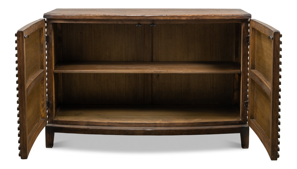 Ribbed Remington Small Sideboard by Sarreid Ltd - view 3