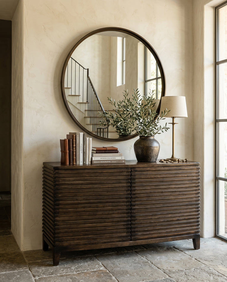 Ribbed Remington Small Sideboard by Sarreid Ltd - view 12