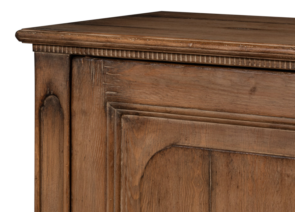 French Country Sideboard, Old Pine Stain by Sarreid Ltd - view 10